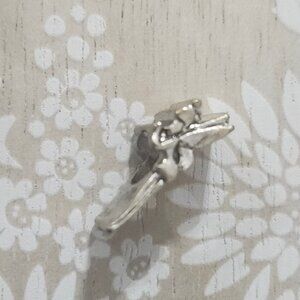 Silver Disney Tink Tinkerbell Peter Pan Slide Charm Bead